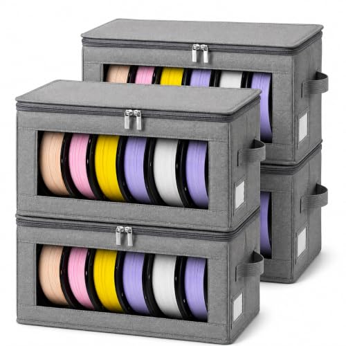 4-Pack Large Filament Storage Boxes for 3D Printer Spools - Image 2