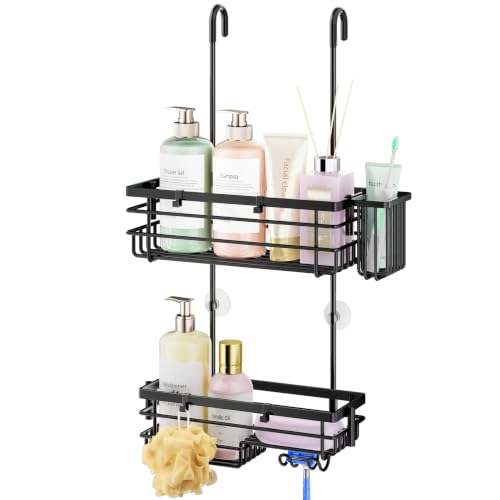 HapiRm Hanging Shower Caddy – For Renters & Small Bathrooms, Fits - Image 2