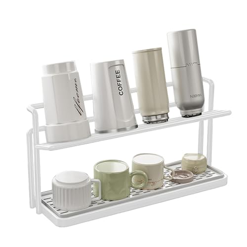2-Tier Space-Saving Drain Rack with Removable Tray - Image 2