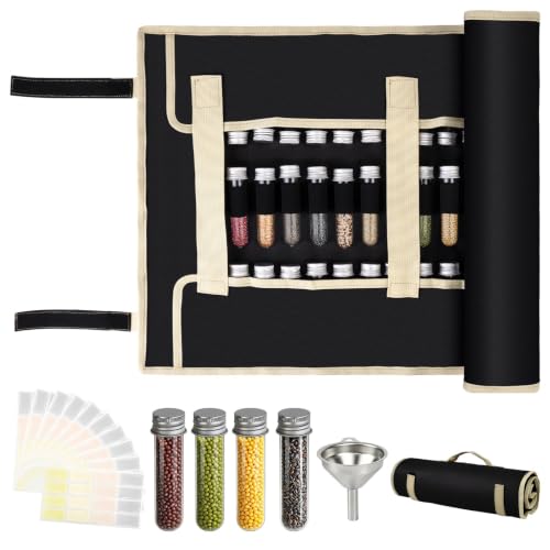 Seed Storage Organizer with 48 Reusable 38ml Bottles &160 - Image 2