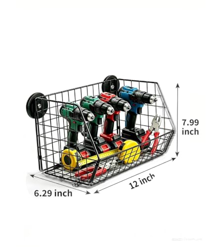 Heavy Duty Magnetic Storage Basket,Solid Metal Magnet - Image 4