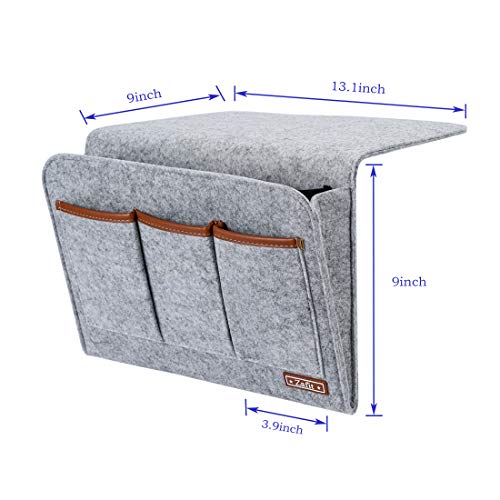 Zafit Bedside Caddy, 6 Pockets Large Size Bedside Storage - Image 4