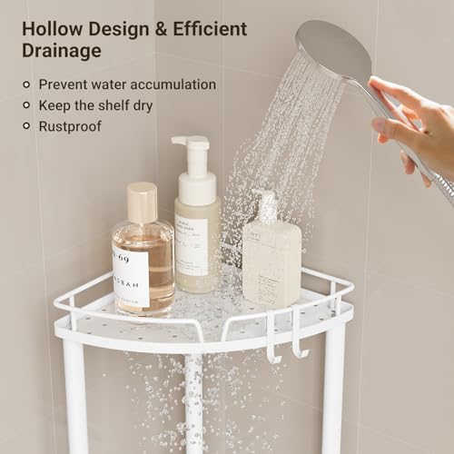 ELYKEN Corner Shower Caddy, 3 Tier Stainless Steel Shower - Image 7