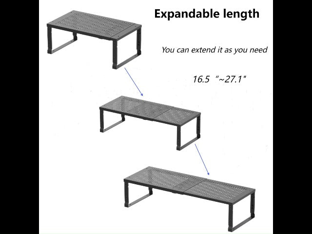 Jojocross Adjustable Expanable Stackable Spice Rack Shelf - Image 8