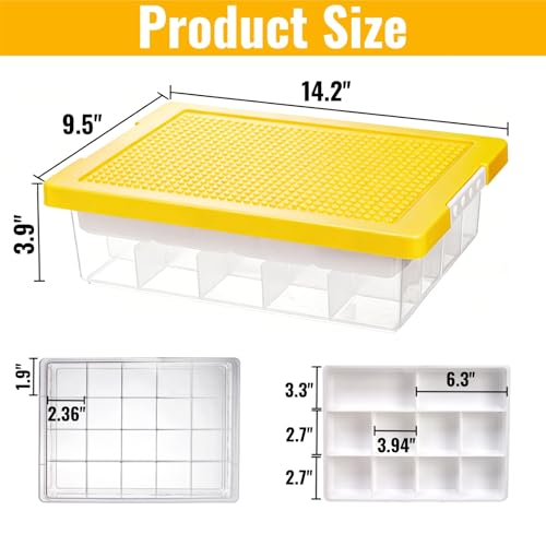Building Block Organizer Bin, Building Baseplate Lid - Image 4