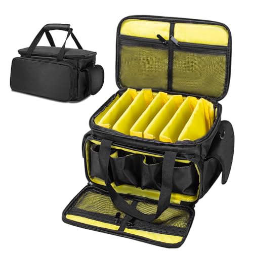 DJ Cable File Bag DJ Cable Organizer Bag Gig Bag with 6 - Image 2