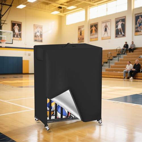 Basketball Rack Cover Garage Sports Equipment Organizer - Image 7