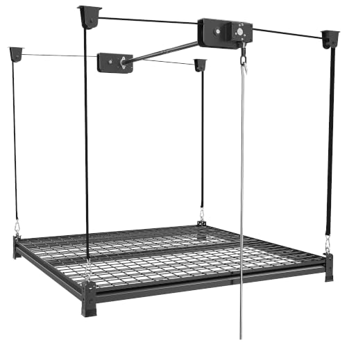 TORACK Ceiling Storage Rack, 48" x 48" Overhead Garage - Image 8