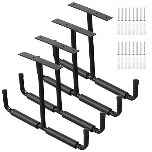 Overhead Garage Storage Hooks, Heavy Duty Ceiling Mount Rack - Image 2