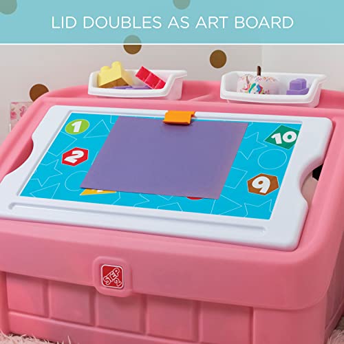 Step2 2-in-1 Toy Box & Art Lid, Kids Toy Storage Bin | All Products - Image 6