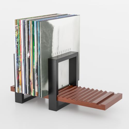 Vinyl Record Storage Holder, Holds Up to 57 LPs - Image 7
