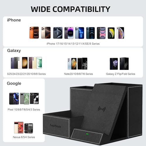 Wireless Charger with Desk Organizer, Multifunctiona | All Products - Image 7