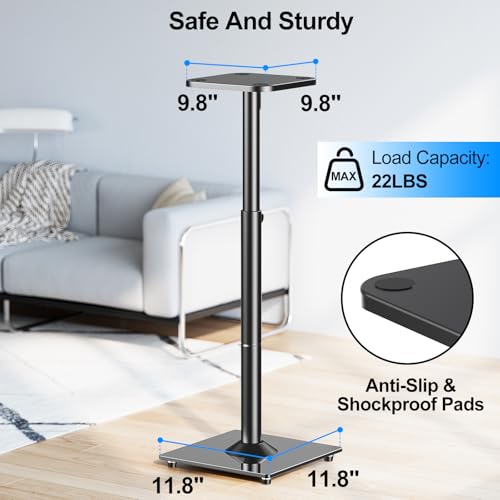 MOUNTUP Universal Speaker Stands Pair, 28.3" to 37.4 | All Products - Image 5