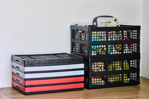 Aebeky 3-Pack Plastic Collapsible Storage | Home Organization - Image 8