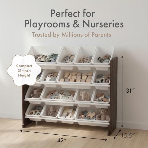Humble Crew Kids Toy Organizer with 16 Bins, 4 Tier - Image 3