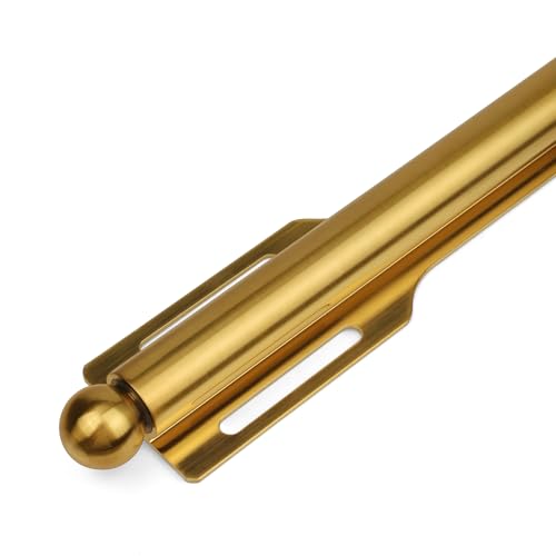 12" Valet Rod for Closet Pull Out (1 Pack, Brushed Gold) - Image 4