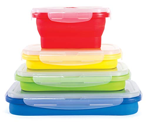 Kitchen Home Thin Bins Collapsible Containers – Set of 4 - Image 2