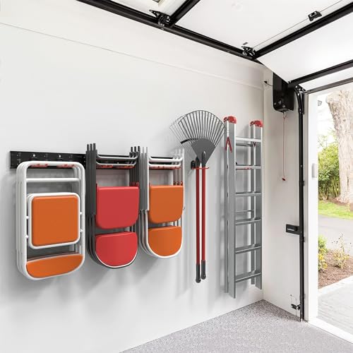 Wallmaster Wall Mount Garage Tool Storage Rack Folding - Image 3