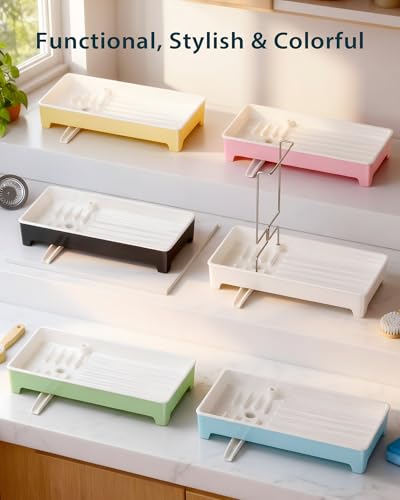 Minimalist Sink Caddy, Rustproof Sponge Holder for Kitchen Sink - Image 7