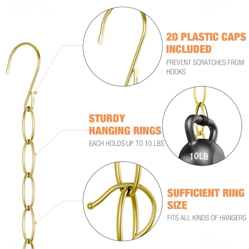 NiHome Clothing Chain Hangers 10-Pack, Space Saving | All Products - Image 7