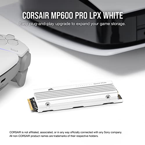 Corsair MP600 PRO LPX 1TB M.2 NVMe PCIe x4 Gen4 SSD - Optimised - Image 3