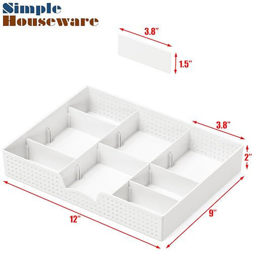Simple Houseware Drawer Organizer Tray, 9 Adjustable | All Products - Image 8