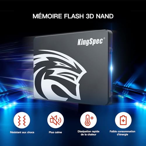 KingSpec 1TB 2.5" SATA SSD, SATA III 6Gb/s Internal Solid State - Image 4