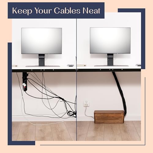Large Cable Management Box, Wood Wire Organizer & Po | Cable Managemen - Image 7