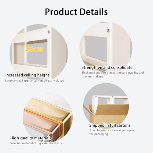 Slim Storage Cart, Pull Out Kitchen Gap Organizer - Image 6