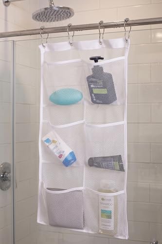 ALYER 6 Storage Pockets Hanging Mesh Shower Caddy,Space Saving - Image 7