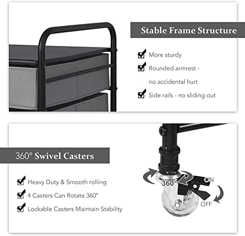 EazeHome Mini Fridge Stand, Fridge Stand with Storage - Image 7