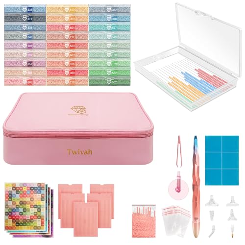 twivah 27PC Diamond Art Storage Containers, Diamond - Image 2