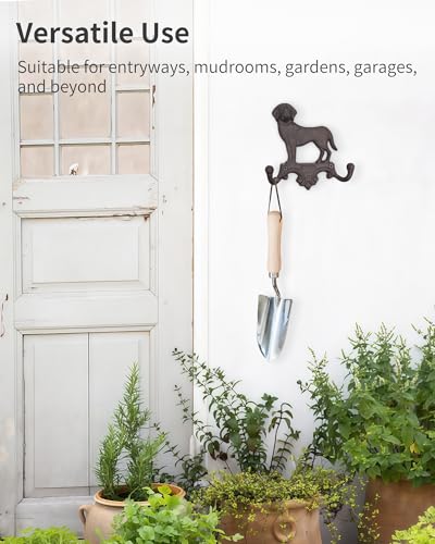 Cast Iron Dog Wall Hooks for Hanging, Heavy Duty Dog Leash - Image 7