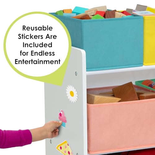 Delta Children Deluxe Multi-Bin Toy Organizer with Storage - Image 6