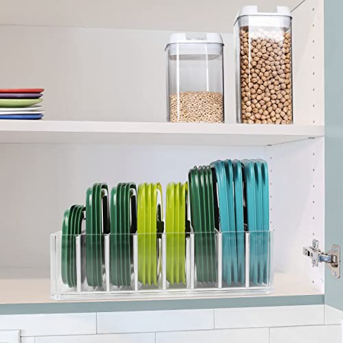 Bawuie Lid Organizer for Food Storage Container, Plastic Lid - Image 4