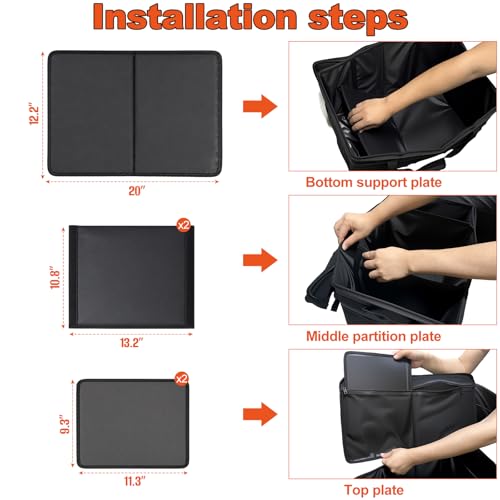 Camping Storage Bag with Customizable Compartments 20"L x - Image 5