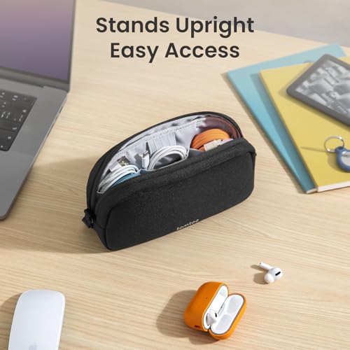 tomtoc Electronics Organizer Travel Case, Cable Organizer - Image 4