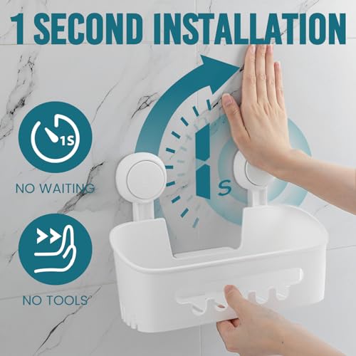 TAILI Shower Caddy Suction Cup 2 Pack, Heavy Duty Ba | All Products - Image 3