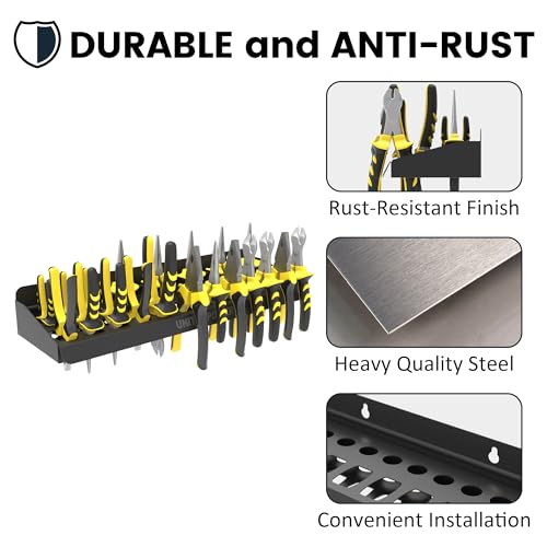 UNITEDPOWER Pliers Holder, Wall Mount Storage Rack | Home Organization - Image 4