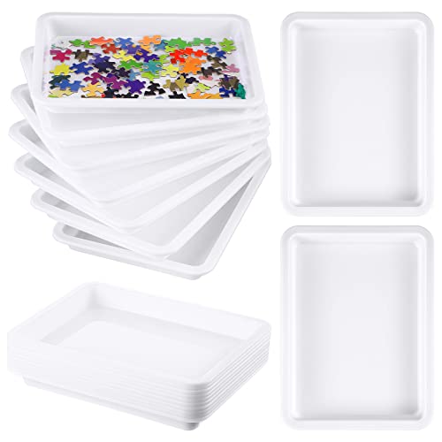 10 Pack Puzzle Sorting Trays for Jigsaws up to 1500 Pieces - Image 2