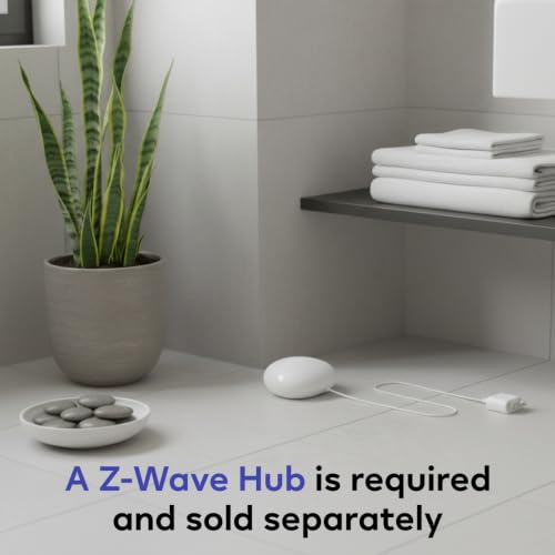 Ezlo Z-Wave Water Leak Sensor | Works with Ezlo, Alexa via Hub - Image 3