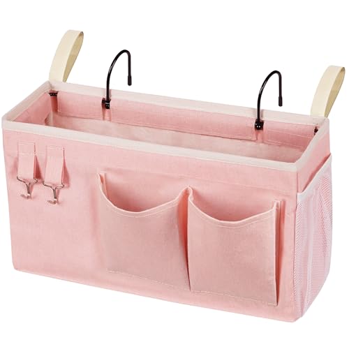 Bedside Caddy, Bedside Storage Bag Hanging Organizer for Bunk - Image 2