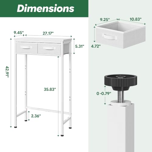 Simple Trending 2-Tier Over The Toilet Storage with 2 - Image 4
