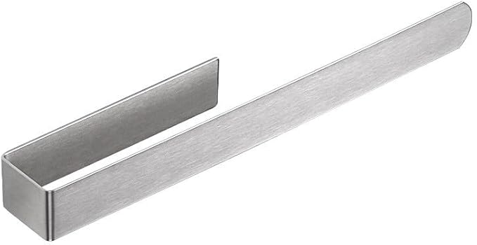 szhdxsy Towel Holder SUS 304 Stainless Steel Brushed Hand Towel Rod, Self Adhesive Towel Holder Towel Rod Towel Rack for Bathroom- Silver 14in