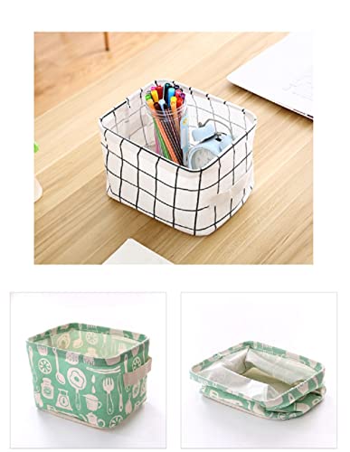 FocuH Stylish Storage Basket Cotton and Linen Fabric | All Products - Image 5