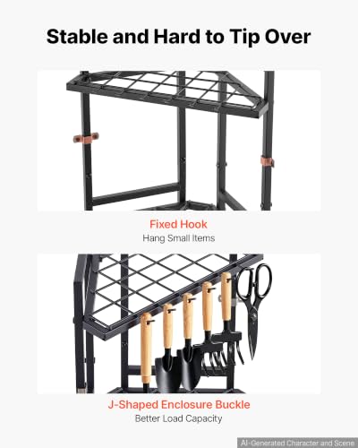 VEVOR Garden Tool Organizer for Corner, 17 Slots - Image 7