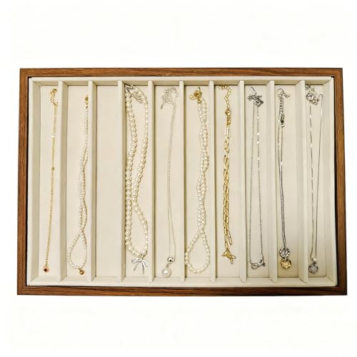 Large Jewelry Trays for Drawers Stackable Velvet Jew | Jewelry Organiz - Image 2