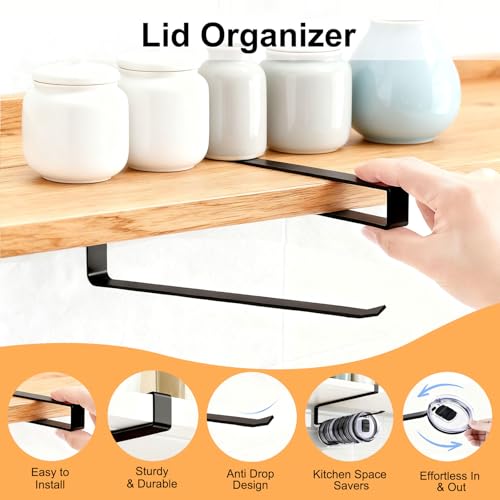 Tumbler Lid Organizer for Cabinet - Under Shelf & Be | All Products - Image 5