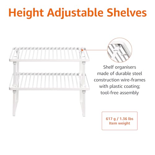 Amazon Basics Space-Saving Stackable Metal Kitchen Cabinet - Image 5