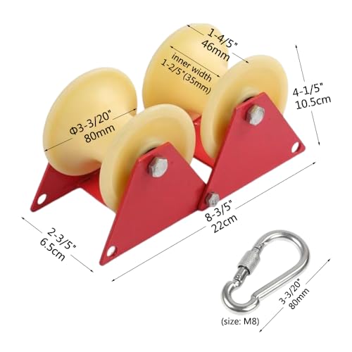 90 Degree Angle Lifting Pulley System Roof Top, Rope Block - Image 4